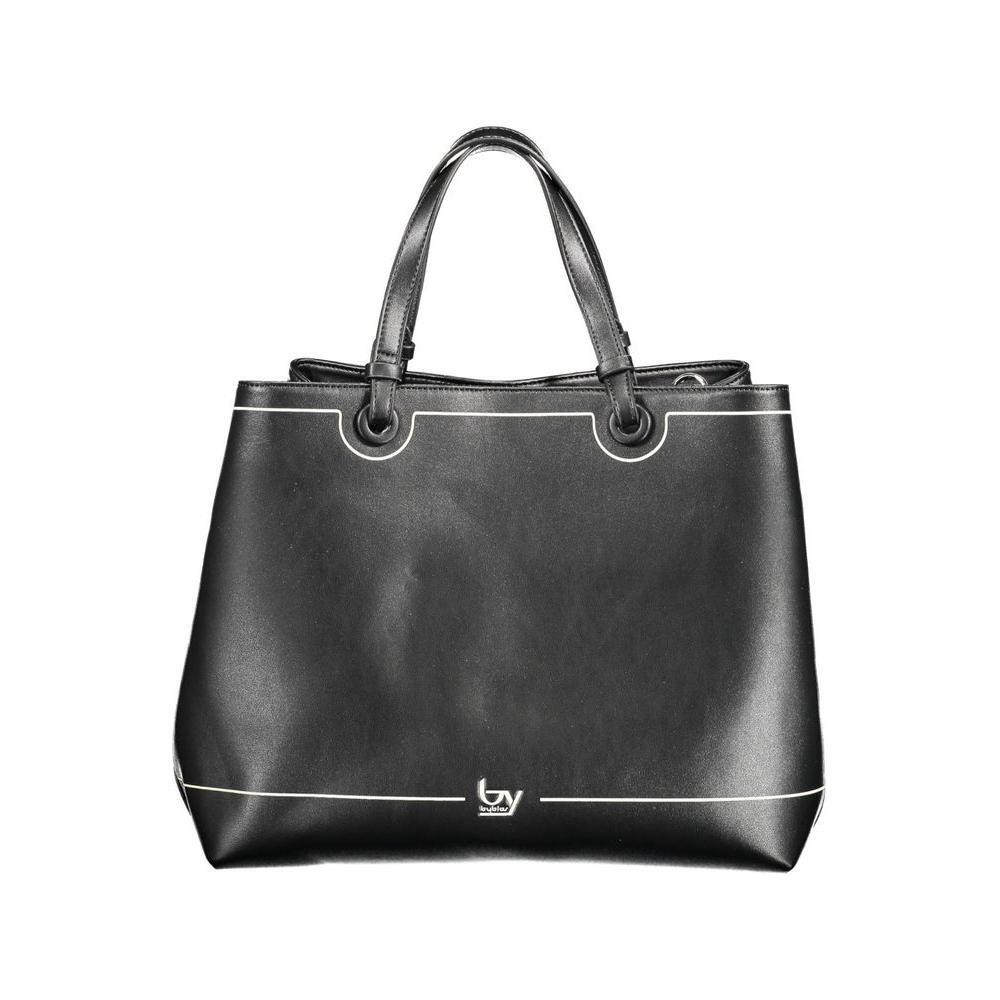 BYBLOS Black Polyethylene Handbag BY-12672