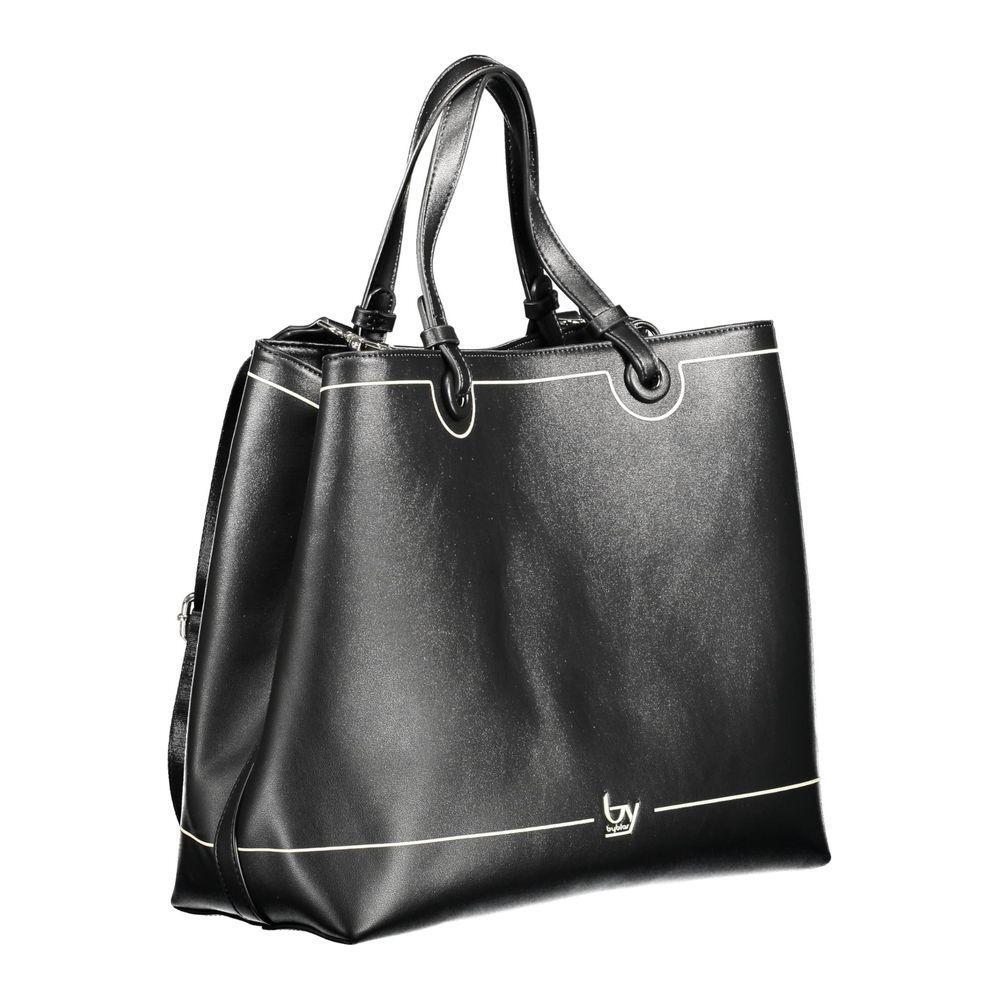 BYBLOS Black Polyethylene Handbag BY-12672