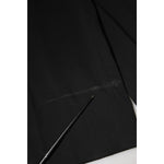 Dolce & Gabbana Black Wool High Waist Wide Leg Pants