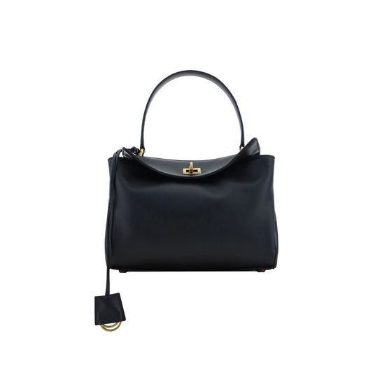 Balenciaga Black Calf Leather Bos Taurus Shoulder Bag