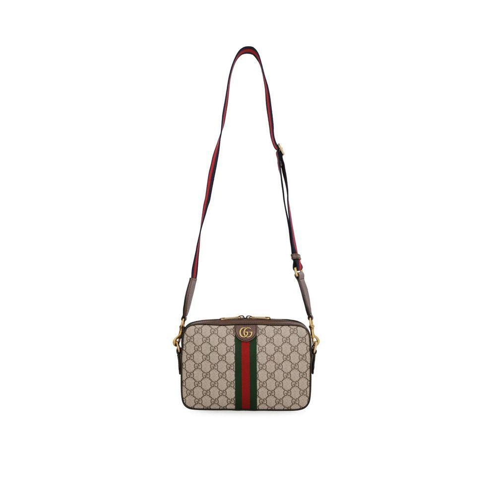 Front view with bag zipped and handles upright.