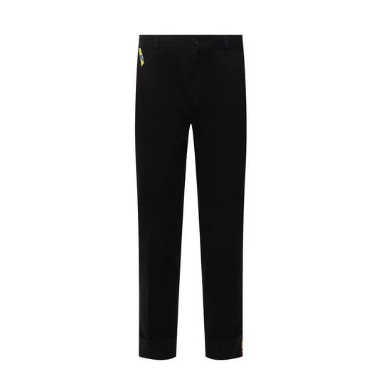 Versace Cotton Gabardine Trousers VE-8736624967892-IT52 | XL