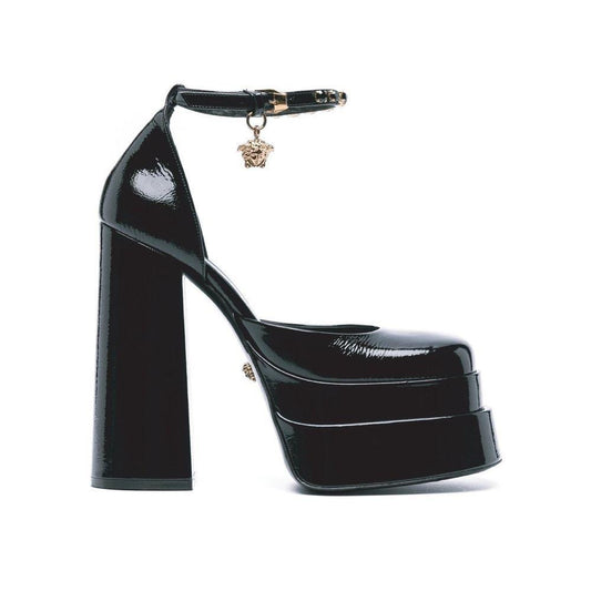 Versace Leather Platform Sandals VE-8736634175700-EU36/US6