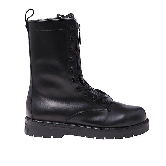 Valentino Garavani Combat Leather Boots VA-8736597508308-EU42/US9