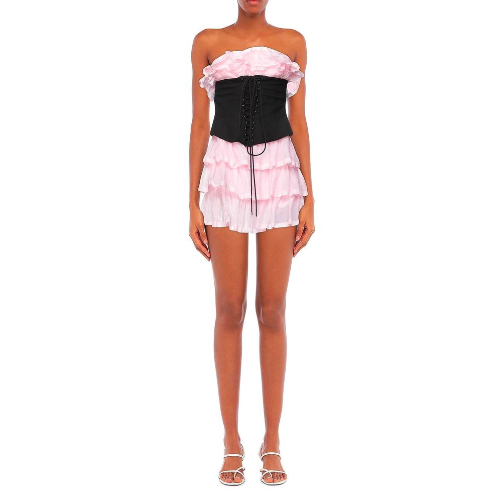 Philosophy di Lorenzo Serafini Multicolor Cotton Casual Dress