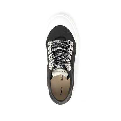 Proenza Schouler Black Canvas Chunky Sneakers