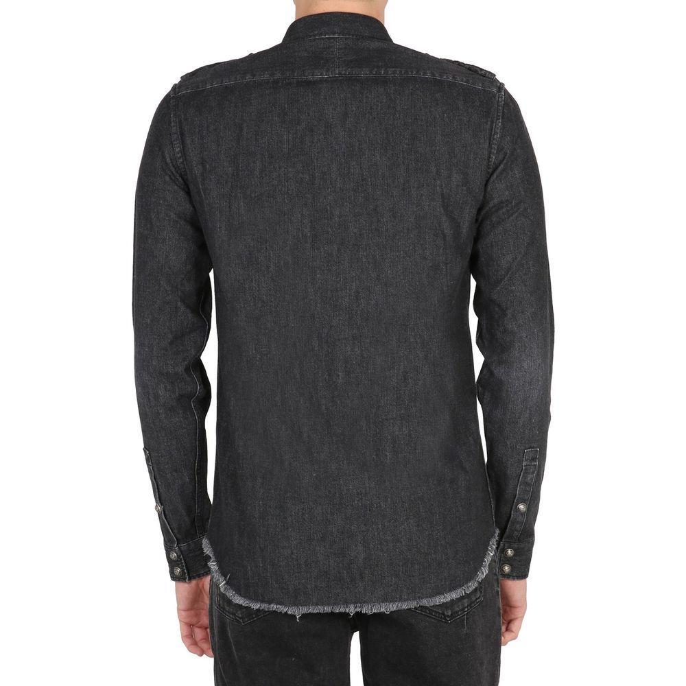 Balmain Cotton Denim Shirt BA-8736267403476-40