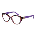 Marciano by Guess Purple Women Glasses Frame, full-rim cat eye acetate frame, demo lenses, spring hinge, size 52-16-140.