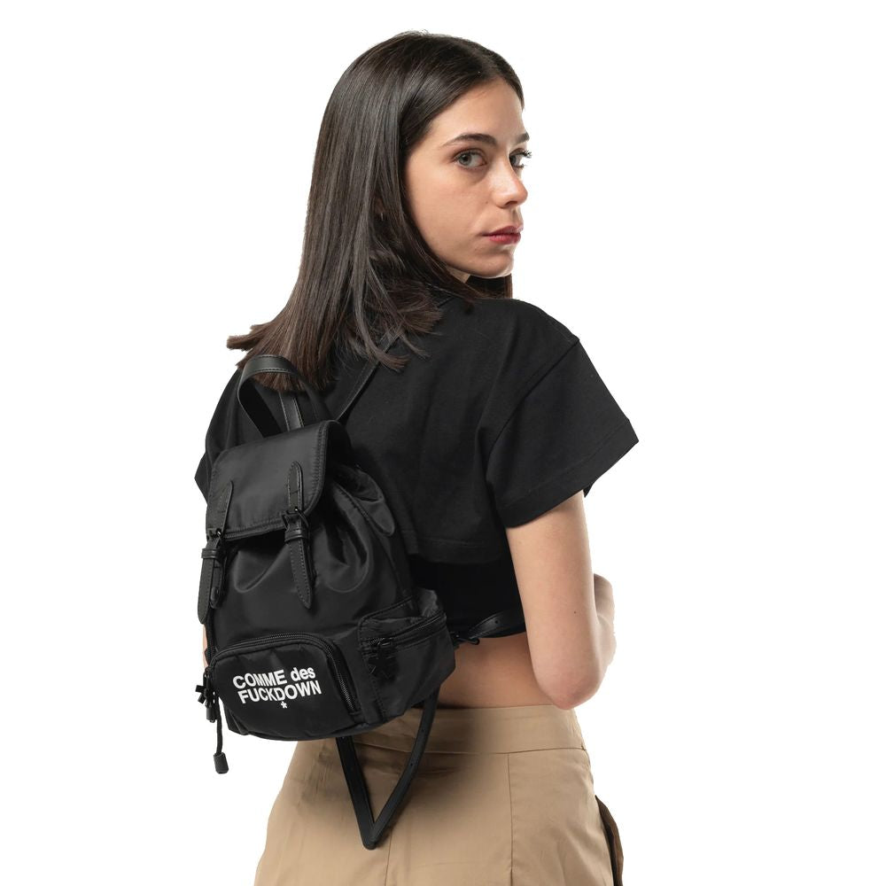 Comme Des Fuckdown Black Nylon Backpack