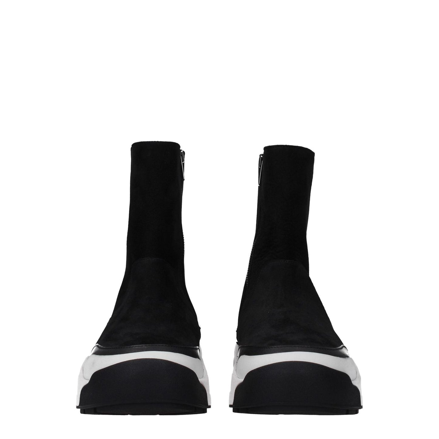 Kenzo Black Leather Ankle Boots
