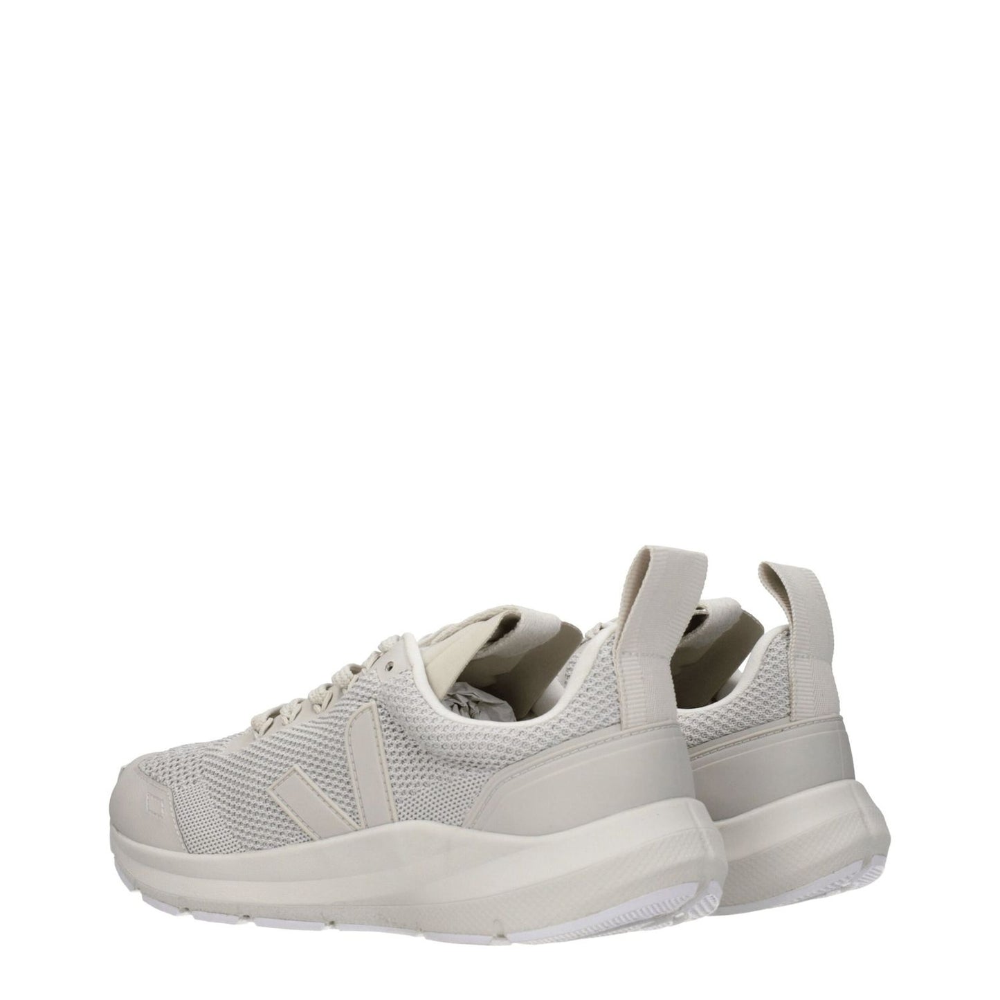 Veja Gray Fabric Athletic Sneakers