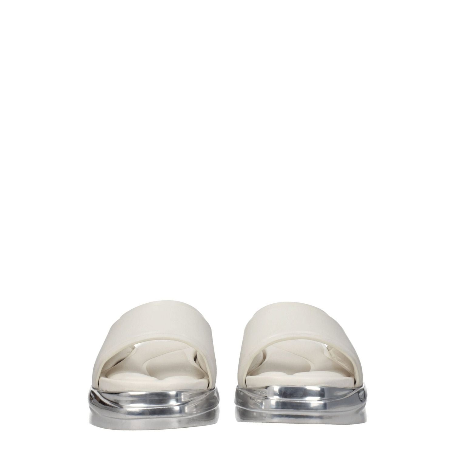 Alyx Gray Leather Slippers