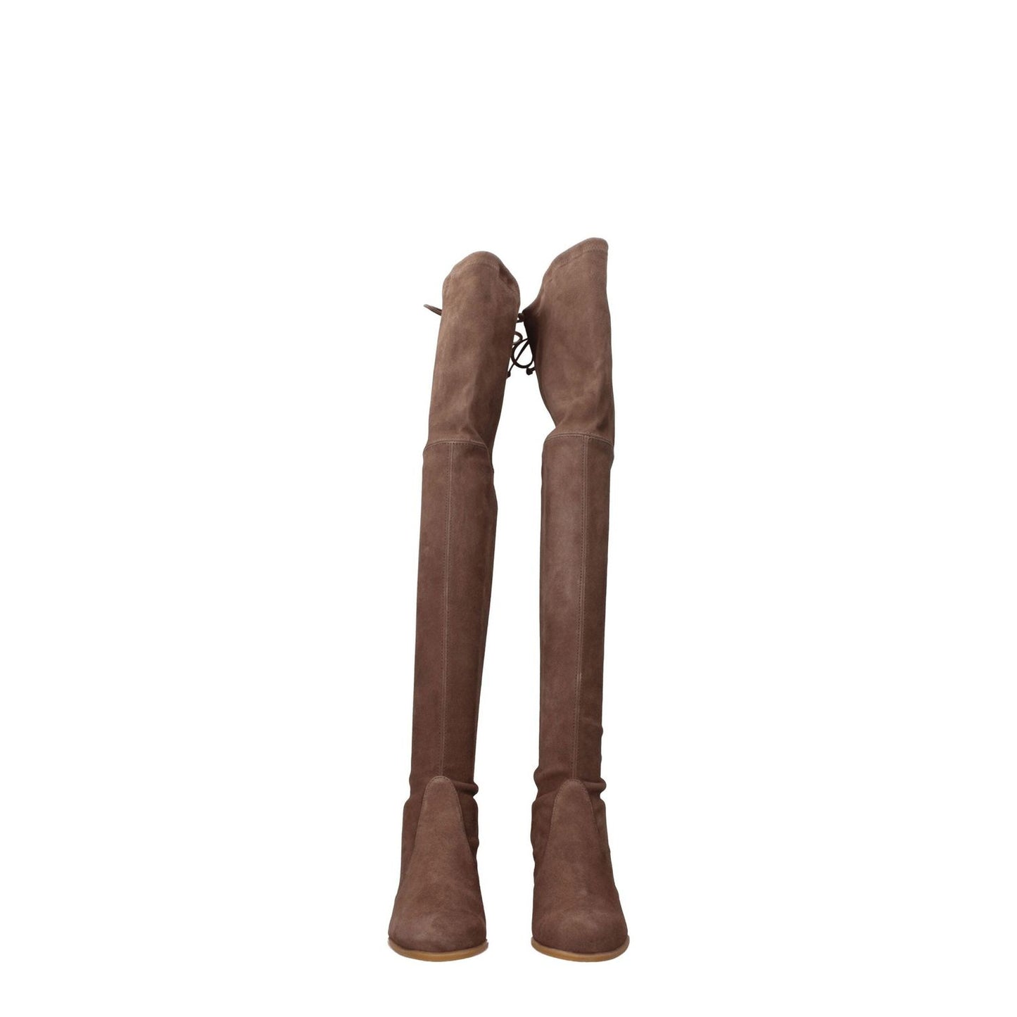 Stuart Weitzman Beige Leather Over The Knee ST-8547247816969-EU35/US5
