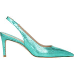 Stuart Weitzman Green Leather High Heel Pumps ST-8547288121609-EU37/US7