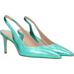 Stuart Weitzman Green Leather High Heel Pumps ST-8547288121609-EU37/US7