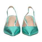Stuart Weitzman Green Leather High Heel Pumps ST-8547288121609-EU37/US7