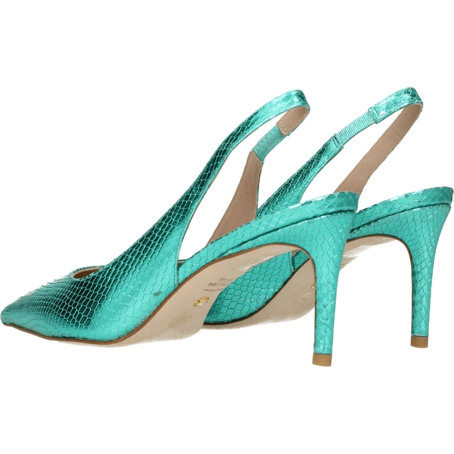 Stuart Weitzman Green Leather High Heel Pumps ST-8547288121609-EU37/US7
