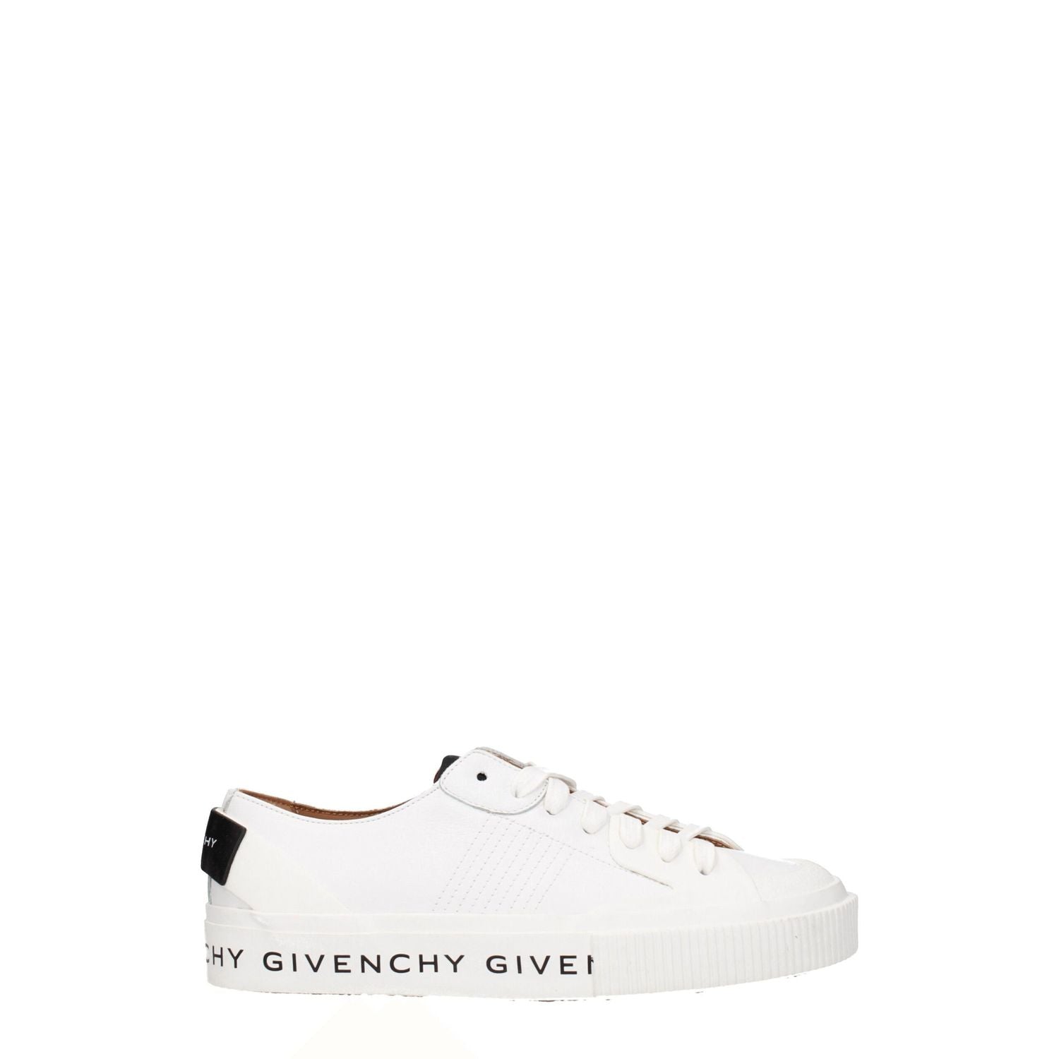 Givenchy White Leather Low Top Sneakers