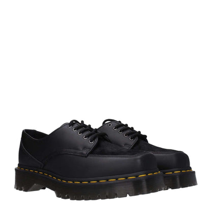 Dr. Martens Black Leather Oxfords And Derbies