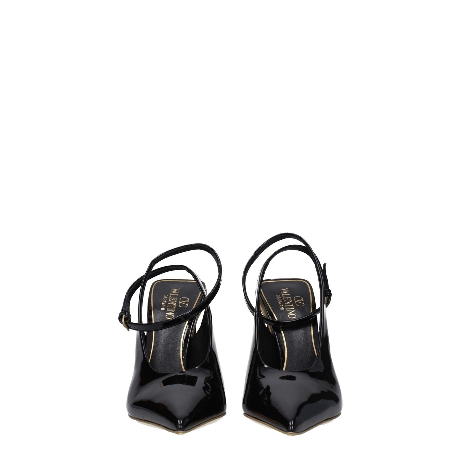 Valentino Garavani Black Leather Sandals