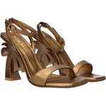 Palm Angels Gold Leather Platforms PA-8547463069961-EU37/US7
