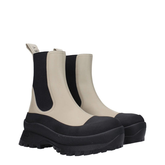 Stella McCartney Black Leather Ankle Boots ST-8547463758089-EU37/US7