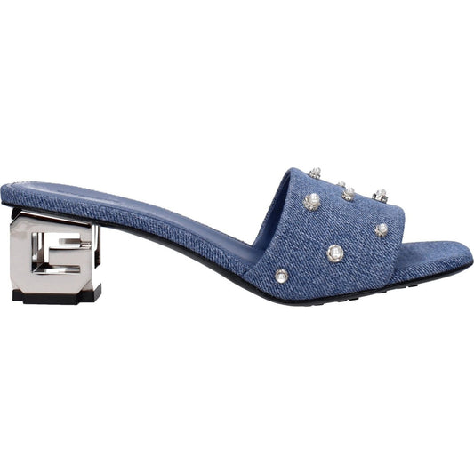 Givenchy Blue Fabric Flat Sandals GI-8547465003273-EU36/US6