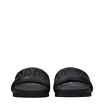 Ambush Black Leather Slippers Sandals