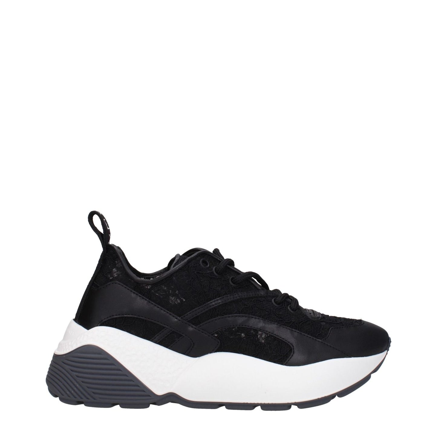 Stella McCartney Black Fabric Chunky Sneakers