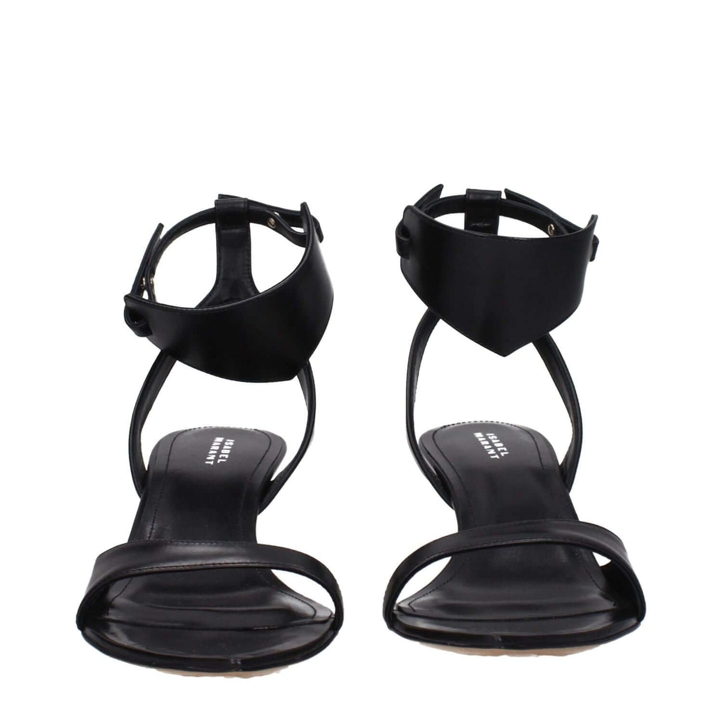 Isabel Marant Black Leather Sandals