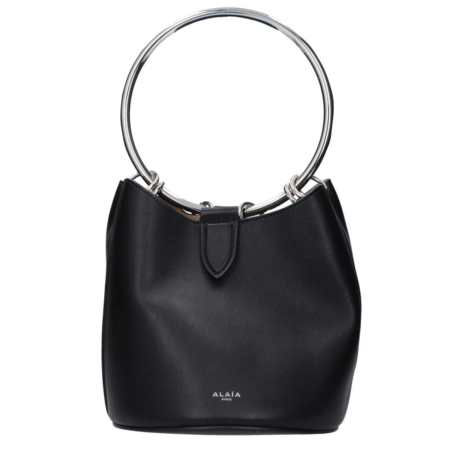 Front view with bag zipped and handles upright.