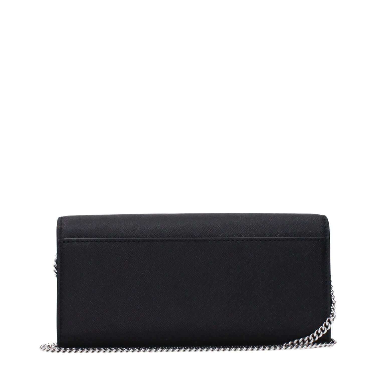Tory Burch Black Leather Clutch Bag