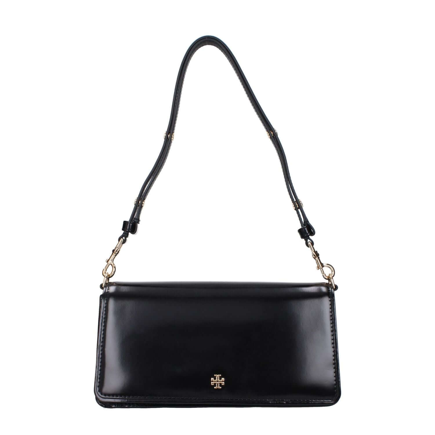 Tory Burch Black Leather Shoulder Bag