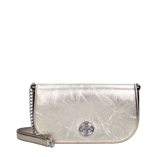 Tory Burch Gold Leather Crossbody Bag