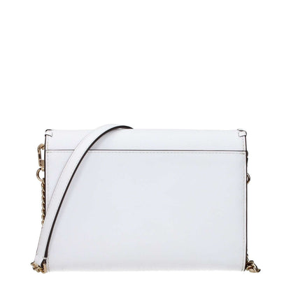 Tory Burch White Leather Clutch Bag