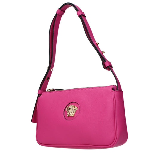 Versace Pink Leather Shoulder Bags VE15191622910217BT