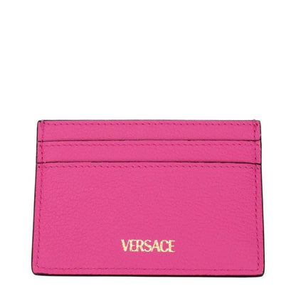 Versace Pink Leather Cardholder