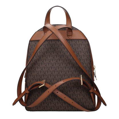 Michael Kors Brown Fabric Backpack