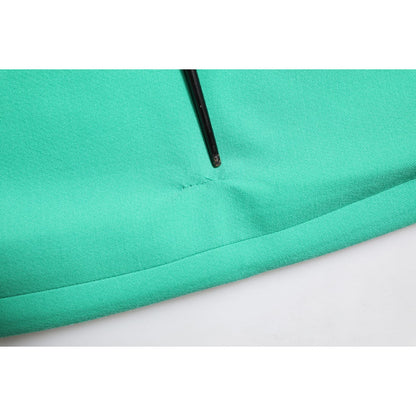 Dolce & Gabbana Green Sleeveless Bodycon A-line Mini Dress