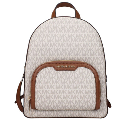 Michael Kors Beige Fabric Backpack