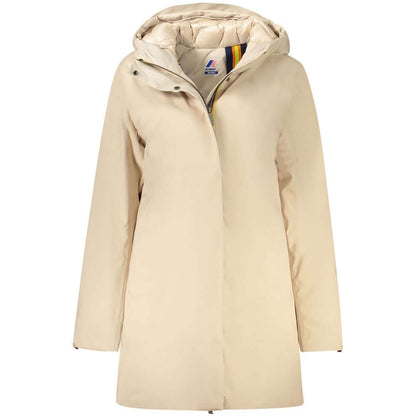 K-WAY Beige Polyester Jackets & Coat