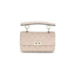 Valentino Garavani Small Leather Rockstud Spike Handbag VA7W2B0123NAPP45BB