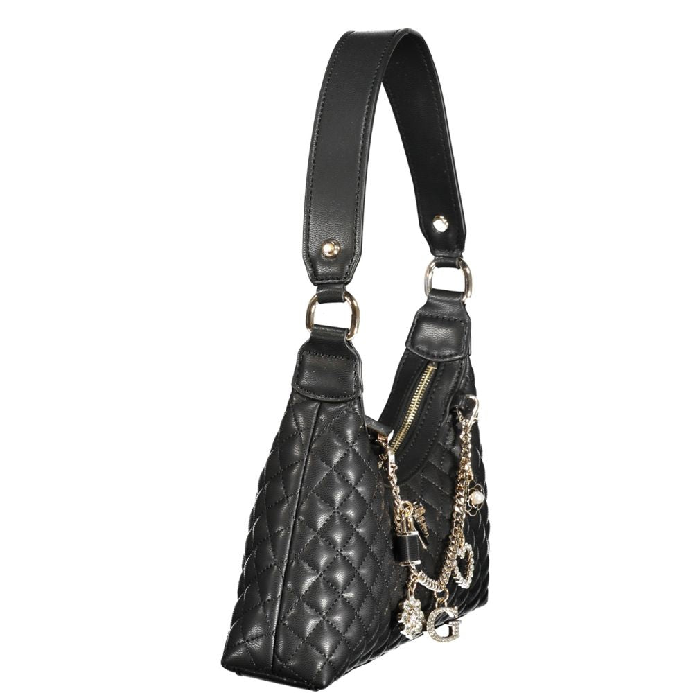 Front view with bag zipped and handles upright.