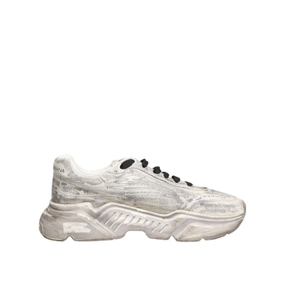Dolce & Gabbana White Daymaster Low Top Men Sneakers Shoes