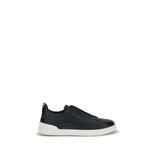 ZEGNA Leather Sneakers ZE-LHCVOS4667ZNAV-EU42/US9