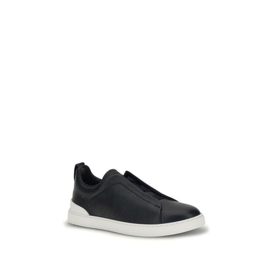 ZEGNA Leather Sneakers ZE-LHCVOS4667ZNAV-EU42/US9