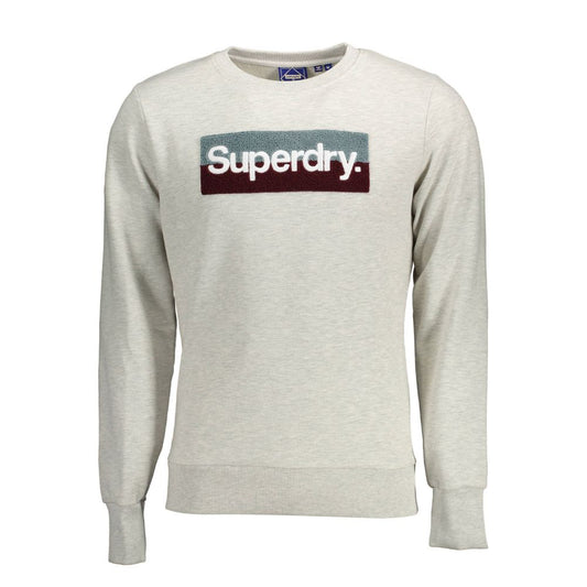 Superdry Gray Cotton Sweatshirt
