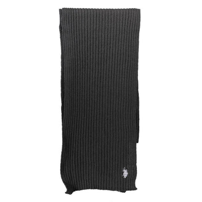 U.S. POLO ASSN. Black Wool Scarf