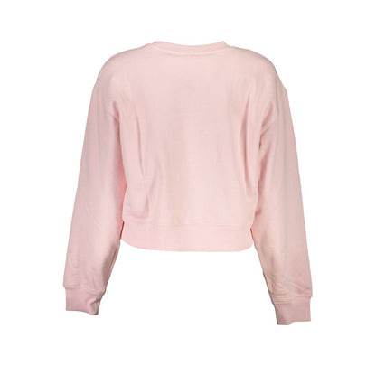 Guess Jeans Pink Cotton Sweatshirt
