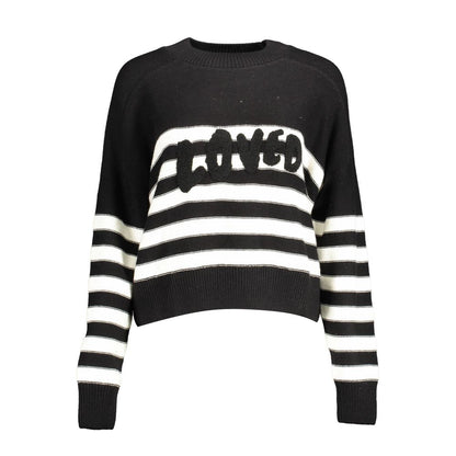 Desigual Black Cotton Sweater